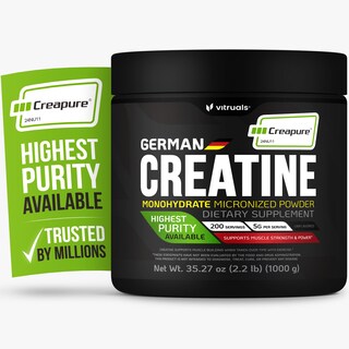 Foto 1 | Foto 1 | Monohidrato De Creatina En Polvo Vitruals Creapure 1000 G - Venta Internacional.