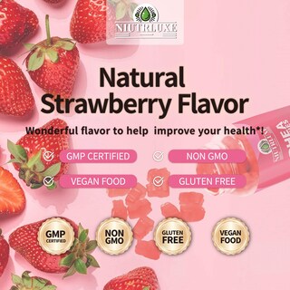 Foto 5 | Foto 5 | Suplemento De Gomitas Niutrluxe Dhea De 50 Mg/100 Mg Con Boro E Inositol - Venta Internacional.