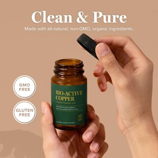 Foto 3 | Foto 3 | Suplemento Global Healing Bio-active Copper Cu1 30 Cápsulas - Venta Internacional.