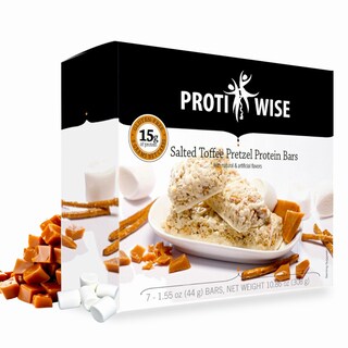 Foto 1 | Foto 1 | Barra De Proteína Protiwise Sabor A Caramelo Salado 15 G Con Alto Contenido De Proteínas - Venta Internacional.