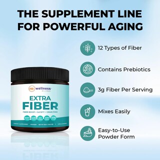 Foto 3 | Foto 3 | Suplemento De Fibra En Polvo Reignite Wellness Extra Fiber 60 Dosis - Venta Internacional.