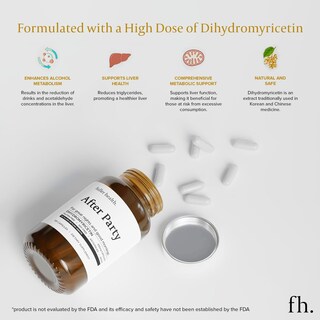 Foto 3 | Foto 3 | Suplemento De Dihidromiricetina Dhm De Fuller Health After Party - Venta Internacional.