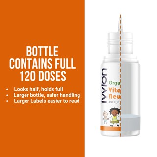 Foto 6 | Foto 6 | Gotas De Vitamina D3 Para Bebés Ivvion 400 Ui Orgánicas Y Veganas 120 Ml - Venta Internacional.