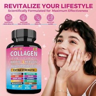 Foto 6 | Foto 6 | Suplemento De Colágeno Jteveweu Tipo I Ii Iii V Y X 90 Cápsulas - Venta Internacional.
