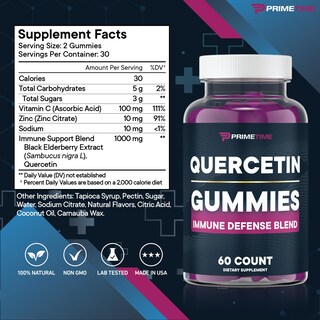 Foto 2 | Foto 2 | Suplementos Primetime Sports Con Quercetina Zinc Y Vitamina C - Venta Internacional.
