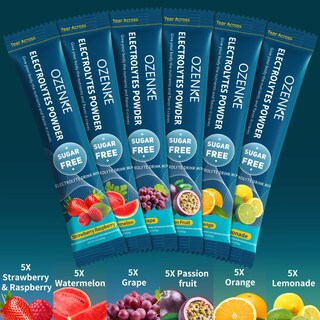 Foto 4 | Foto 4 | Paquetes De Electrolitos En Polvo Ozenke 30 Barritas Para Hidratación 6 Sabores - Venta Internacional.