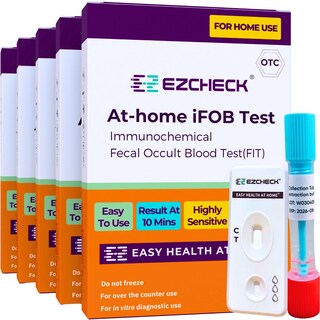 Foto 1 | Foto 1 | Prueba De Sangre Oculta En Heces Ezcheck Prueba Ifob Casera (5 Pruebas) - Venta Internacional.