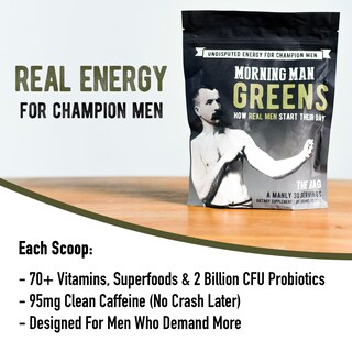 Foto 4 | Foto 4 | Mezcla De Superalimentos Morning Man Greens Con Probióticos Para 30 Porciones - Venta Internacional.