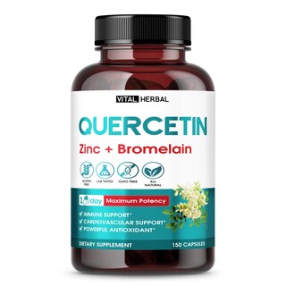 Foto 1 | Foto 1 | Suplemento Honlena Premium Quercetina 98% Con Bromelina 150 Cápsulas - Venta Internacional.