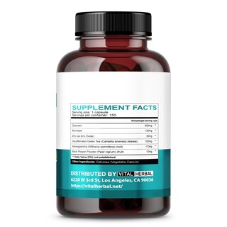 Foto 2 | Foto 2 | Suplemento Honlena Premium Quercetina 98% Con Bromelina 150 Cápsulas - Venta Internacional.