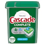 Cápsulas Para Lavavajillas Cascade Complete Fresh Scent 100 Unidades - Venta Internacional.