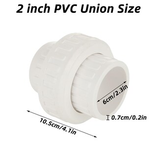 Foto 2 | Foto 2 | Tubería De Acoplamiento Pvc Union De 60 Mm/2 Pulgadas Younthye X4 - Venta Internacional.