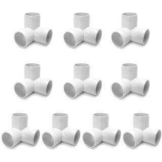 Foto 1 | Foto 1 | Codo En Forma De T Work De 3 Vías 1 Pulgada Con Ajuste De Pvc Paquete De 10 Unidades Color Blanco - Venta Internacional.