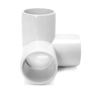 Foto 4 | Foto 4 | Codo En Forma De T Work De 3 Vías 1 Pulgada Con Ajuste De Pvc Paquete De 10 Unidades Color Blanco - Venta Internacional.