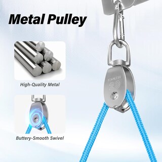 Foto 3 | Foto 3 | Polea De Hombro Jfnoraiva  Abrazadera De Puerta De Metal Ajustable - Venta Internacional.