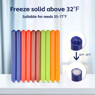 Foto 6 | Foto 6 | Estuche De Viaje Insulin Cooler Tempk Para 1 A 6 Bolígrafos De Acero Inoxidable - Venta Internacional.