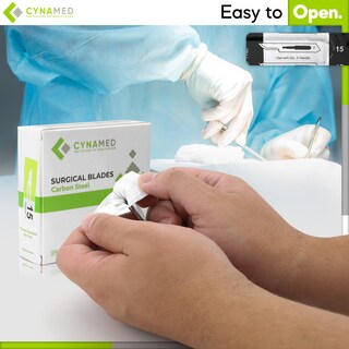 Foto 4 | Foto 4 | Bisturí Cynamed Acero Al Carbono Estéril Caja De 100 - Venta Internacional.