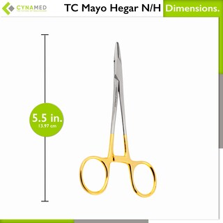 Foto 3 | Foto 3 | Soporte Para Agujas/suturas Cynamed Tc Mayo Hegar 5.5 Pulgadas - Venta Internacional.