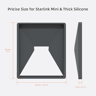 Foto 5 | Foto 5 | Funda Starlink Mini De Silicona Líquida Gris Eazuse - Venta Internacional.