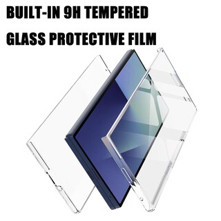 Foto 2 | Foto 2 | Funda De Teléfono Afengbox Para Samsung Galaxy Z Fold 7 Transparente Con Protector De Pantalla - Venta Internacional.