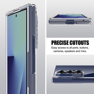 Foto 4 | Foto 4 | Funda De Teléfono Afengbox Para Samsung Galaxy Z Fold 7 Transparente Con Protector De Pantalla - Venta Internacional.