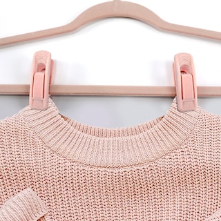 Foto 4 | Foto 4 | Pinzas Trgowaul De Terciopelo Rosa Claro Para Perchas Finas - Venta Internacional.