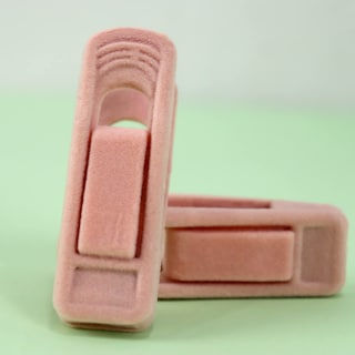 Foto 7 | Foto 7 | Pinzas Trgowaul De Terciopelo Rosa Claro Para Perchas Finas - Venta Internacional.