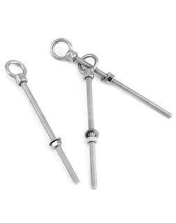 Foto 4 | Foto 4 | Eye Bolt Qwork 316 De Acero Inoxidable Con Hombro 5/16 X 6 Paquete De 5 - Venta Internacional.