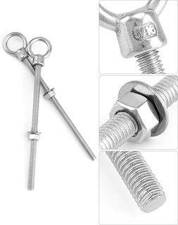 Foto 5 | Foto 5 | Eye Bolt Qwork 316 De Acero Inoxidable Con Hombro 5/16 X 6 Paquete De 5 - Venta Internacional.