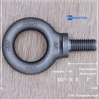 Foto 3 | Foto 3 | Tornillos Elevadores De Hombro 1/2 2400 Libras Wll (2 Unidades) Modelo Fy - Venta Internacional.