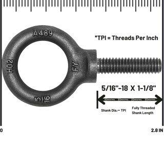 Foto 3 | Foto 3 | Pernos Elevadores De Hombro 5/16-18 X 1-1/8 900 Libras 5 Unidades - Venta Internacional.