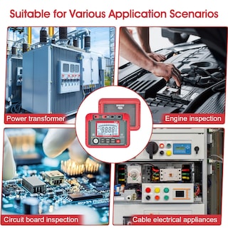 Foto 6 | Foto 6 | Probador De Aislamiento Megóhmetro Infrider Salida 250v-2500v - Venta Internacional.