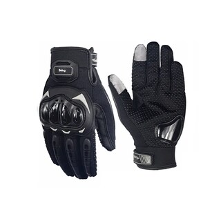 Foto 1 | Foto 1 | Guantes Con Proteccionbelug Motociclista Anti Derrape Táctil Negro Xl