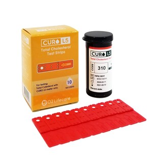 Foto 1 | Foto 1 | Tiras Reactivas De Colesterol En Sangre Curo L5 En Total 10 Tiras Reactivas - Venta Internacional.