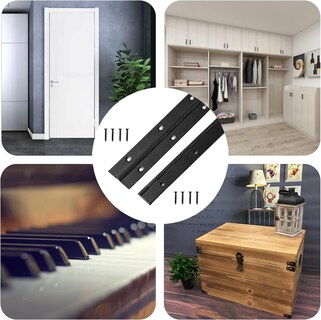 Foto 7 | Foto 7 | Bisagras Drenis Continuous & Piano 25 Cm Acero Inoxidable 2 Unidades - Venta Internacional.