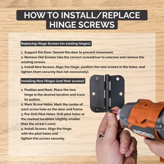 Foto 3 | Foto 3 | Tornillos Para Madera De Níquel Satinado Salida Para Bisagra Resistentes 9 X 7 6 Cm 24 P - Venta Internacional.