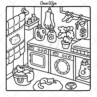 Foto 4 | Foto 4 | Libro Para Colorear Coco Wyo Llc Little Corner Cozy Spaces - Venta Internacional.