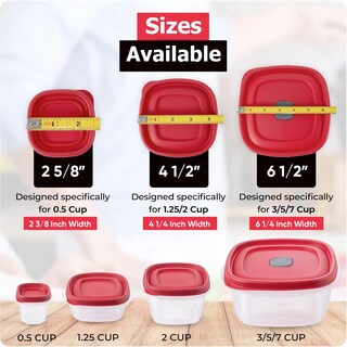 Foto 2 | Foto 2 | Tapas De Repuesto Para Recipientes Rubbermaid De Almacenamiento De Alimentos De 3/5/7 Tazas - Venta Internacional.