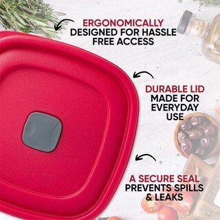 Foto 4 | Foto 4 | Tapas De Repuesto Para Recipientes Rubbermaid De Almacenamiento De Alimentos De 3/5/7 Tazas - Venta Internacional.