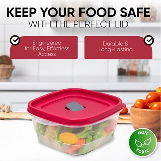 Foto 6 | Foto 6 | Tapas De Repuesto Para Recipientes Rubbermaid De Almacenamiento De Alimentos De 3/5/7 Tazas - Venta Internacional.