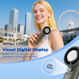 Foto 6 | Foto 6 | Turboventilador Portátil Handfan 5200 Mah Con Niveles De Velocidad De 1 A 100 - Venta Internacional.