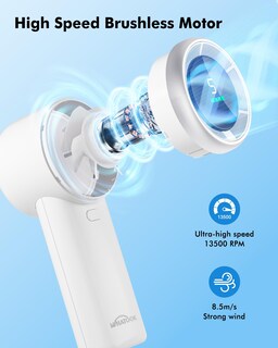 Foto 3 | Foto 3 | Ventilador Portátil Whatook De Refrigeración De Alta Velocidad Con Batería De 10 H De Duración - Venta Internacional.