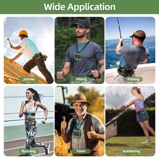 Foto 6 | Foto 6 | Ventilador De Cintura Charmp Portátil Con Batería De 10000 Mah 24 Horas De Funcionamiento - Venta Internacional.