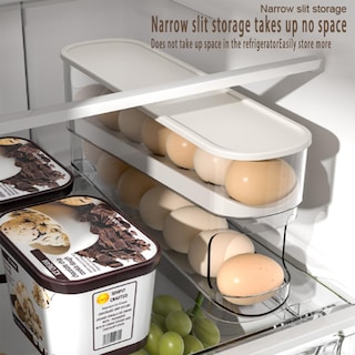 Foto 2 | Foto 2 | Organizador De Huevos Wacoi  Frigorífico Enrollable Automático  Capacidad Para 12 Huevos - Venta Internacional.