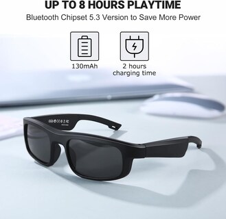 Foto 2 | Foto 2 | Gafas Inteligentes Grofulor Lv-m8 Pro Bluetooth 5.3 Polarizadas - Venta Internacional.