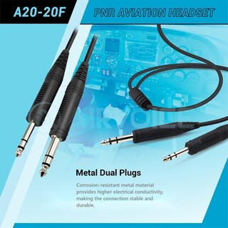 Foto 6 | Foto 6 | Auriculares De Aviación Airvoice Para Pilotos Con Cancelación Pasiva De Ruido - Venta Internacional.