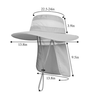 Foto 6 | Foto 6 | Gorro Solar Kiraat Upf 50+ De Ala Ancha Con Solapa En El Cuello Para Hombre  Paquete De 3 - Venta Internacional.