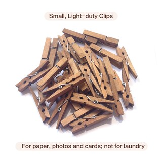 Foto 4 | Foto 4 | Pinzas De Madera Lwr Crafts Pequeñas De 4 8 Cm Paquete De 50 Piezas - Venta Internacional.