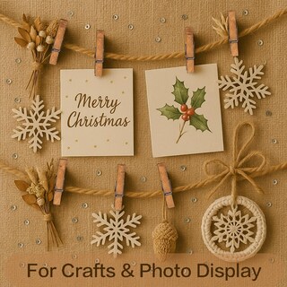 Foto 6 | Foto 6 | Pinzas De Madera Lwr Crafts Pequeñas De 4 8 Cm Paquete De 50 Piezas - Venta Internacional.