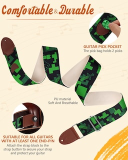 Foto 3 | Foto 3 | Correa De Guitarra Kokaaee Acoustic Para Ukelele Bajo Y Guitarra Eléctrica - Venta Internacional.